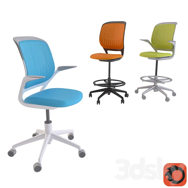 SteelCase Cobi Office Chair 3D Model