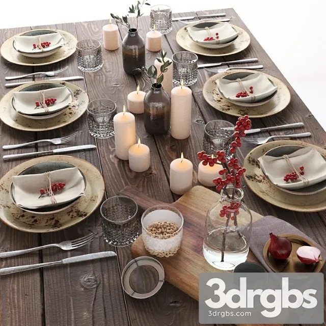 Steelite craft dinnerware 3D Model Free