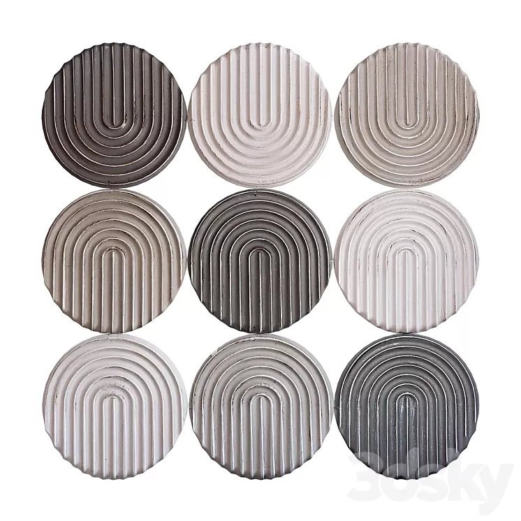 Steelside Plate Wall 3D Model Free