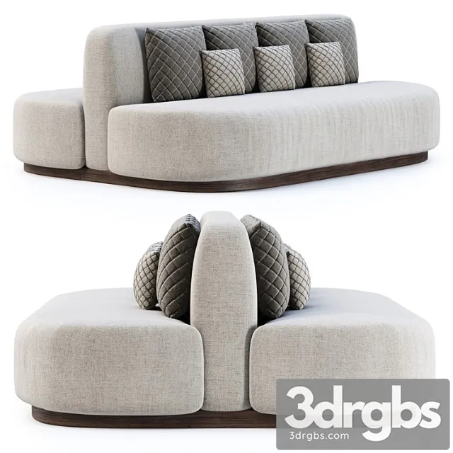 Stefa restaurant double side sofa SCD44 by Bpoint Design