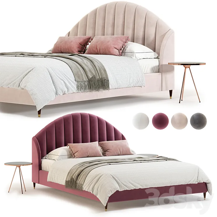 Stella bed 3D Model Free