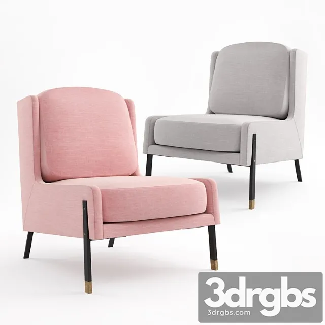 Stellar works - blink sofa one seater 3D Model Free