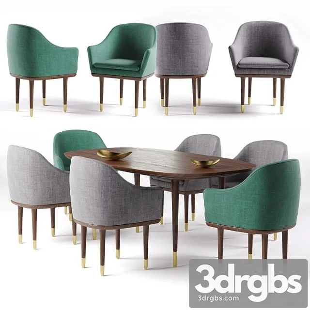 Stellar works lunar table 2 3D Model Free