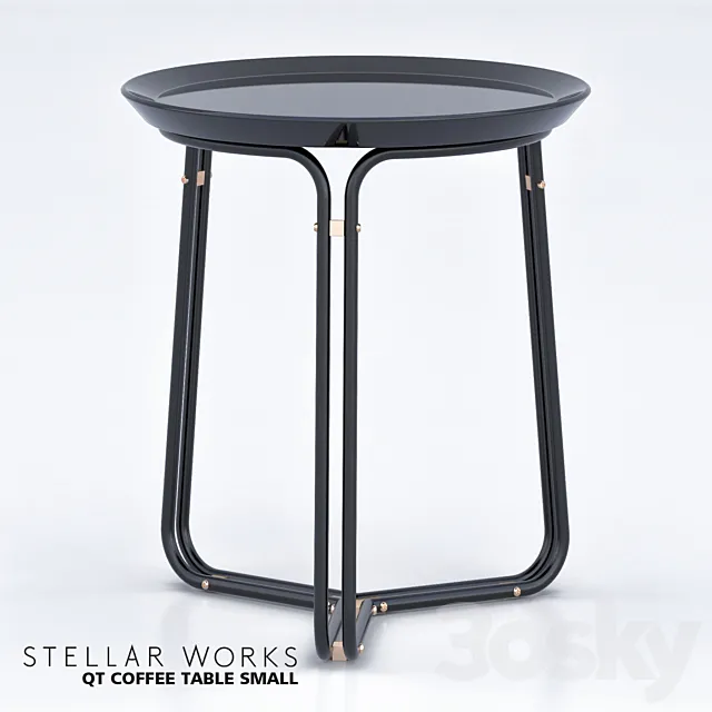 Stellar Works QT Coffee table Small 3D Model