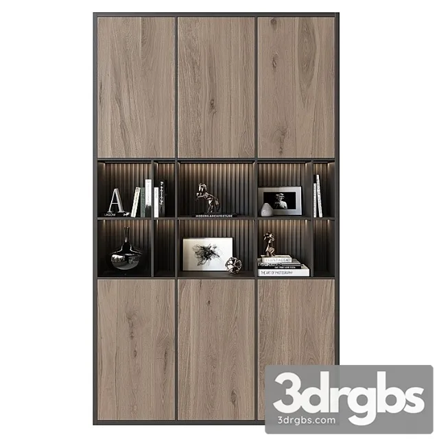 Stellazh V Sovremennom Stile 01 3D Model Free