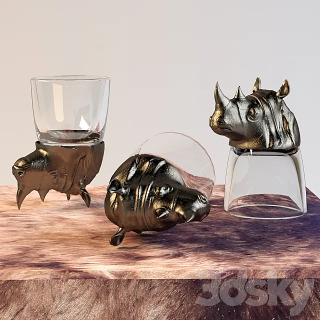 Stemware Rhinoceros 3DModel