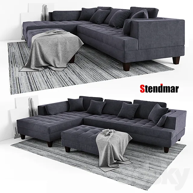 STENDMAR Sofa Set S168LDG 3DModel