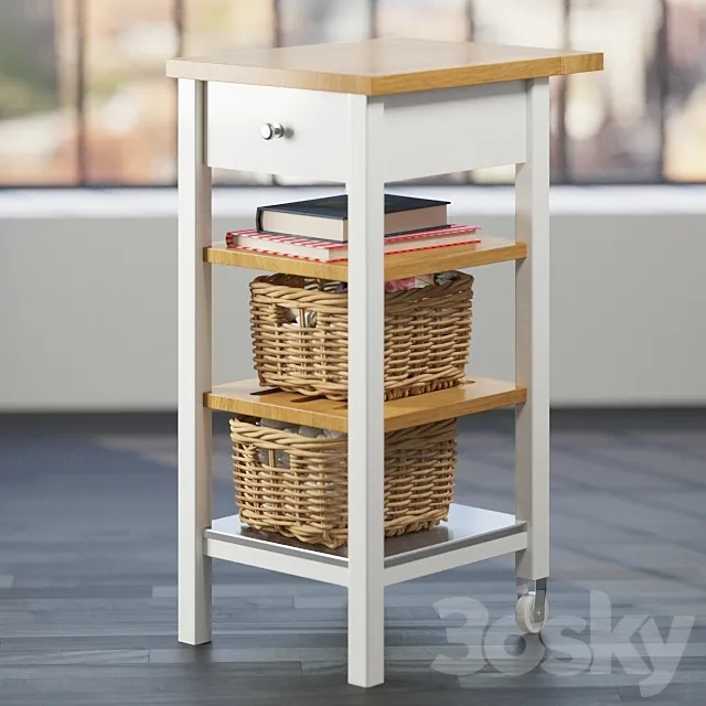 STENSTORP Kitchen cart 3D Model