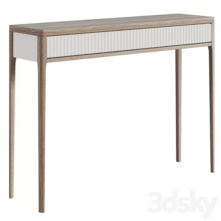 Step Console by Woodright 3D Model