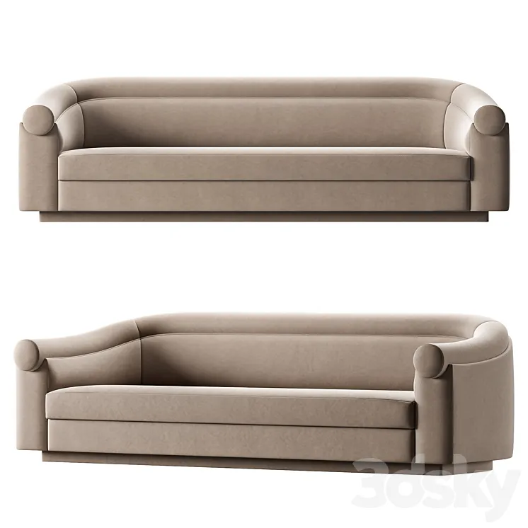 Stephane Parmentier Valletta Sofa 3D Model Free