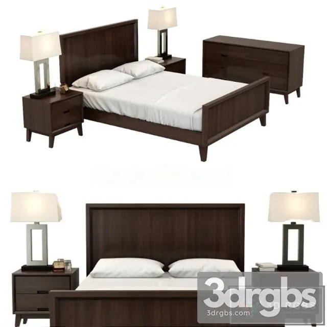Steppe Collection Bed 3D Model Free