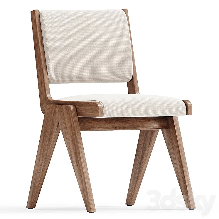 Stevie Indoor/Outdoor Dining Chair 3D Model Free
