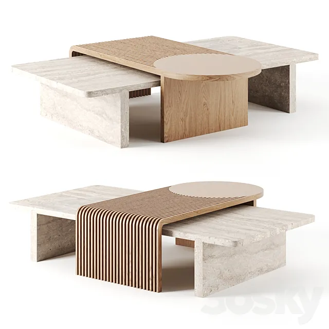 Stick & Stone Table by Dooq Free Download
