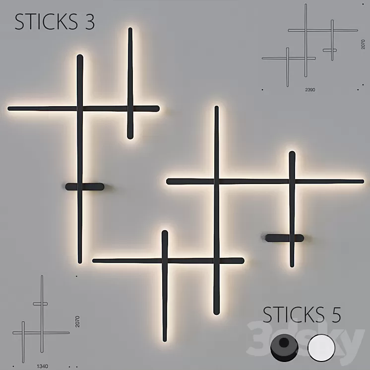 STICKS | CENTRSVET 3D Model