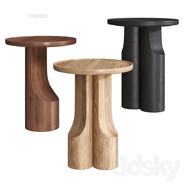 Stigido Side table AM PM 3D Model