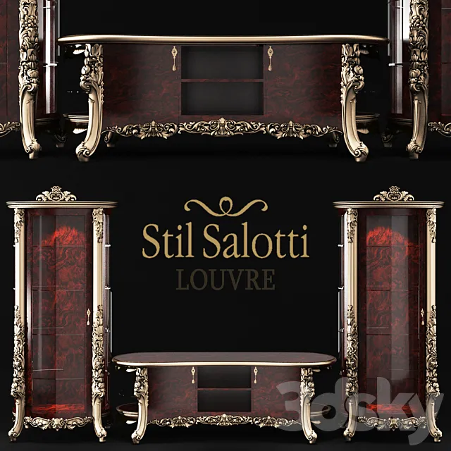 Stil Salotti LOUVRE 3DModel