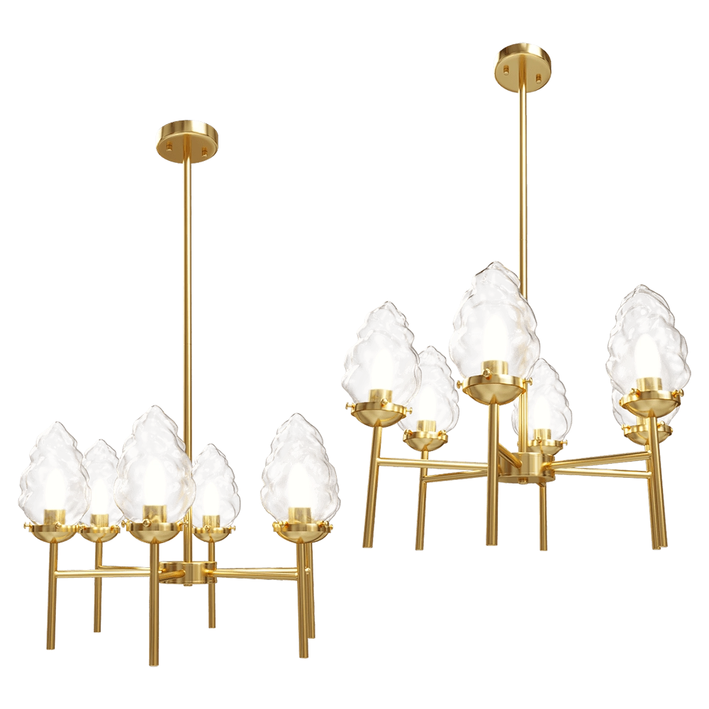 Stilfort - Chandelier Cream 2152-05-06P 3D Model