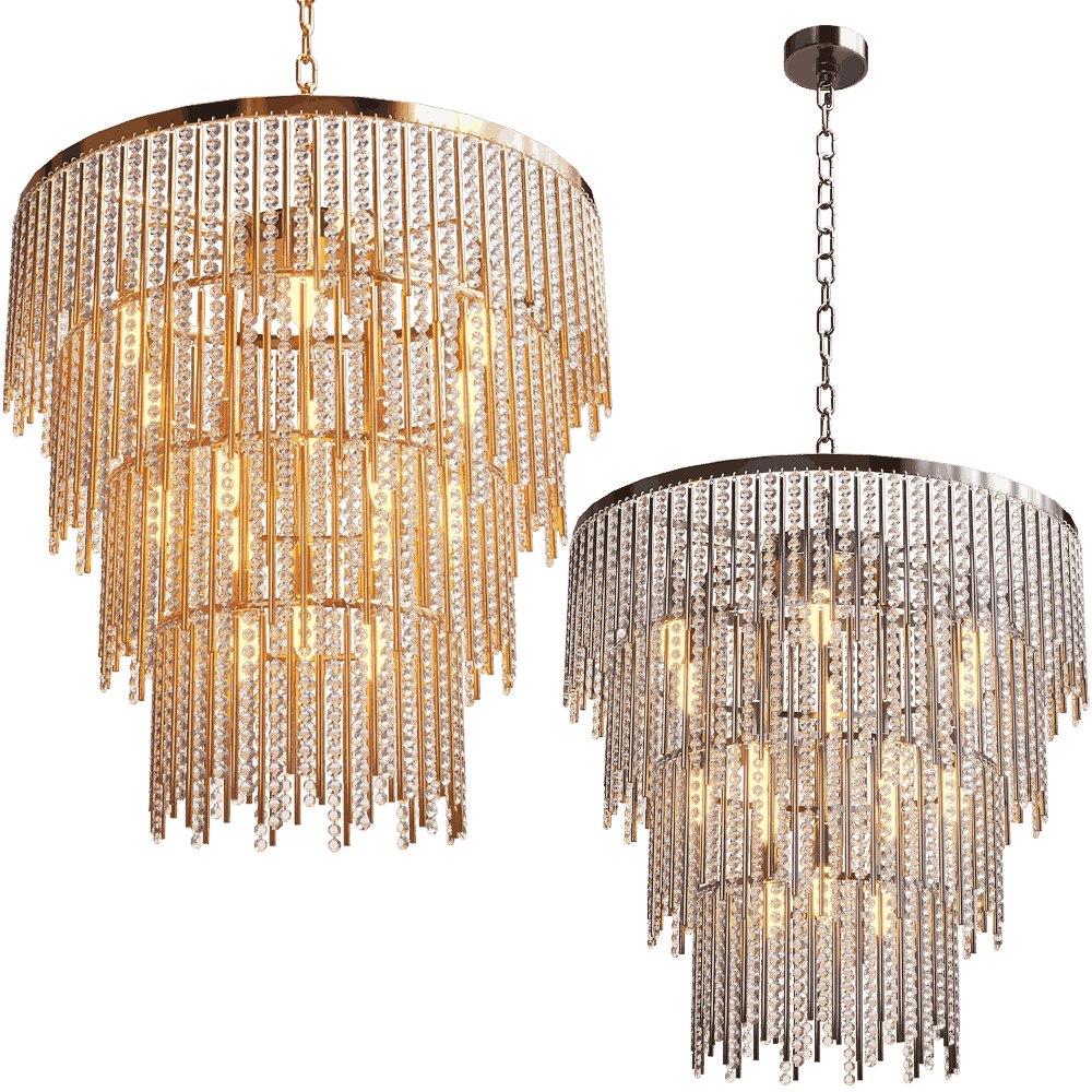 Stilfort - Chandelier Grandex 2145-15P 3D Model