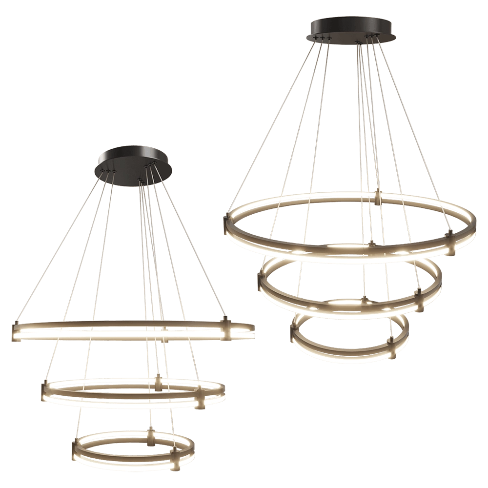 Stilfort - Pendant lamp Tooring 4006-02-03P 3D Model