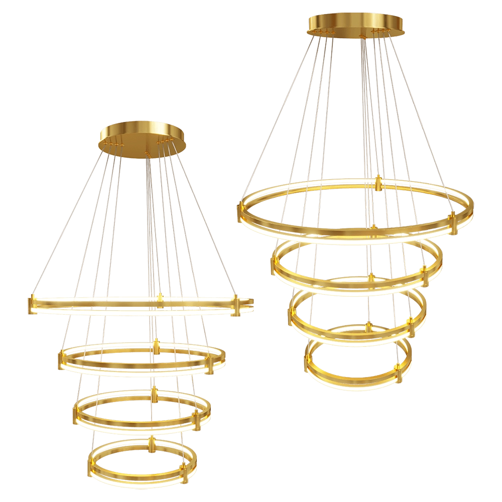 Stilfort - Pendant lamp Tooring 4006-05-04P 3D Model