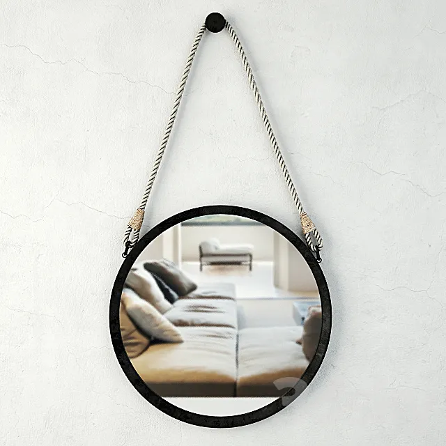 Stirrup Wall Mirror 3DModel