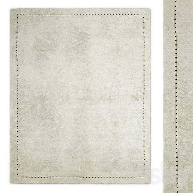 Stitch rug by giorgetti 3D Model