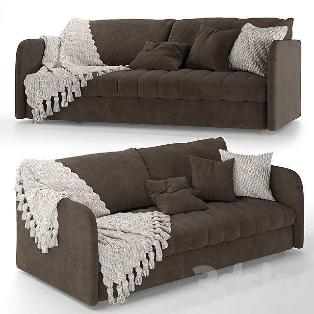 STITCH SOFA Kara Mann knitted plaid Free Download