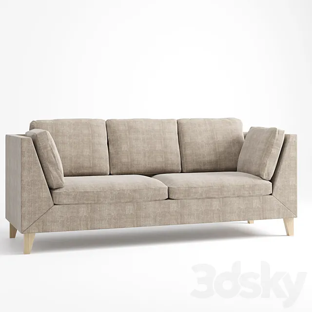 Stockholm sofa 3D Model