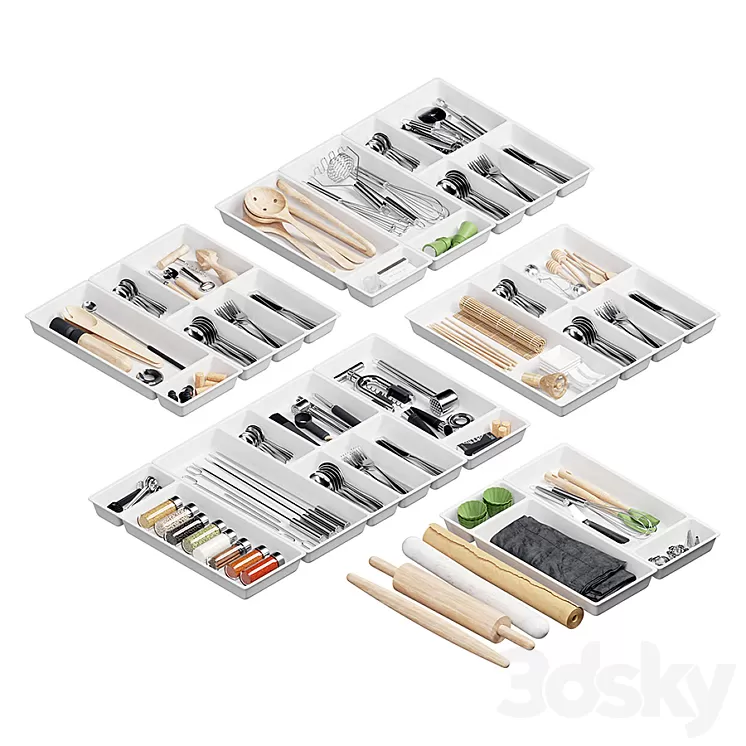 Stodja Kitchen Organizers 3D Model