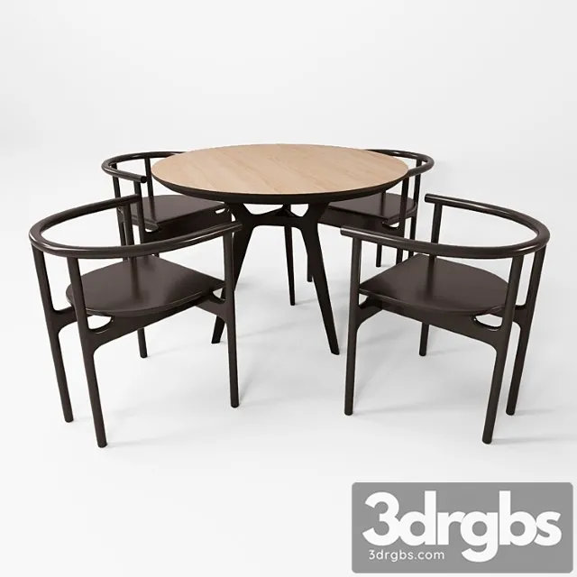 Stol I Polukreslo Unika Moblar 1 3D Model Free