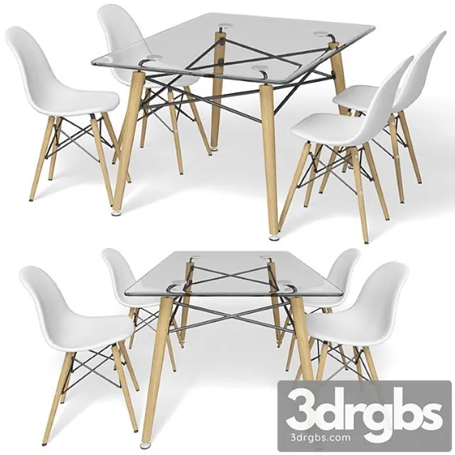 Stol I Stul Eames Dsw 3D Model Free