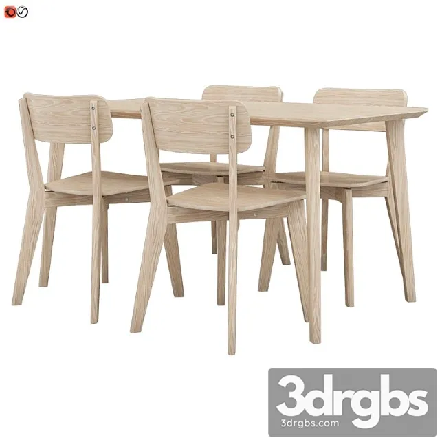 Stol I Stul Ikea Lisabo 3D Model Free