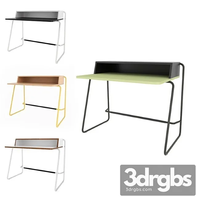 Stol Pismennyi Thonet 1 3D Model Free