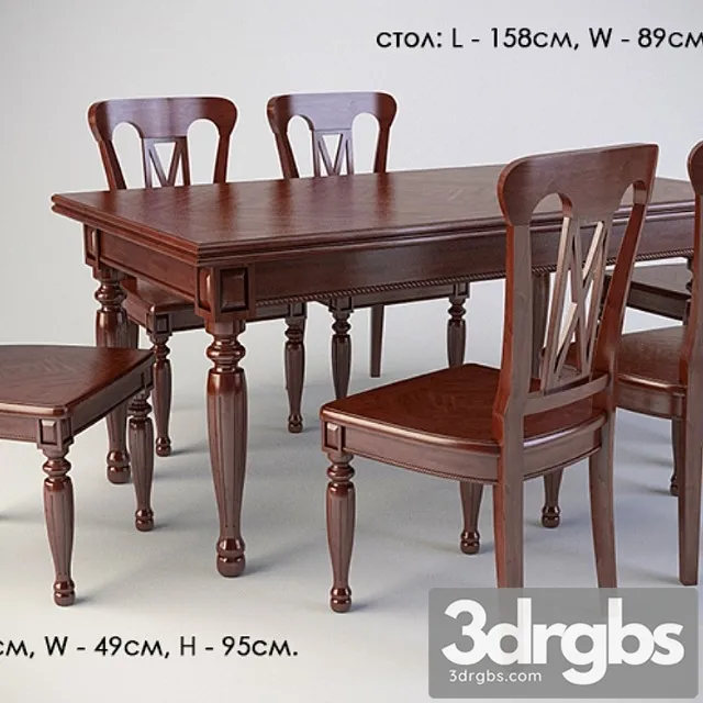 Stol So Stul Iami 25 3D Model Free