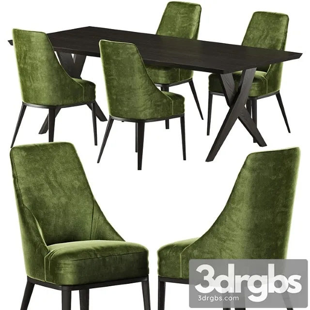 Stol Softhouse Crossing Stul Softhouse Flavia 3D Model Free