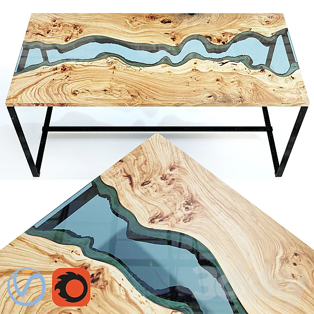 Stol_01 Dining (loft) of 233 model 3D Model