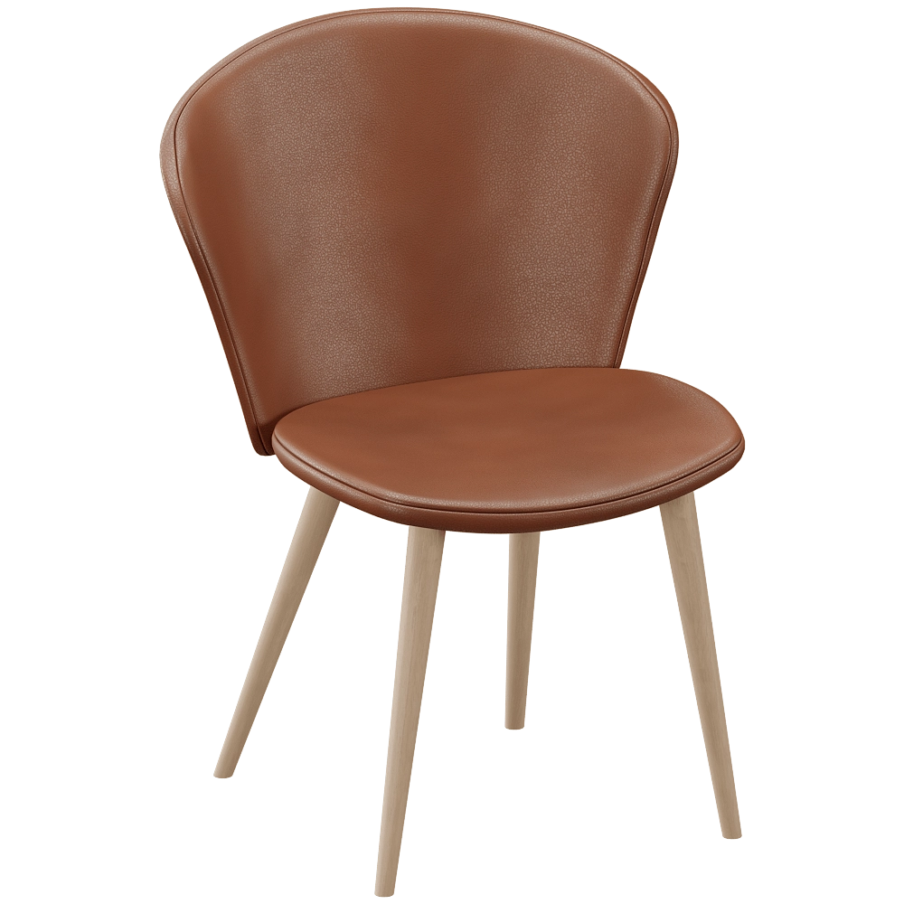 Stolab - Armchair Miss Holly Upholstered Birch 3D Model