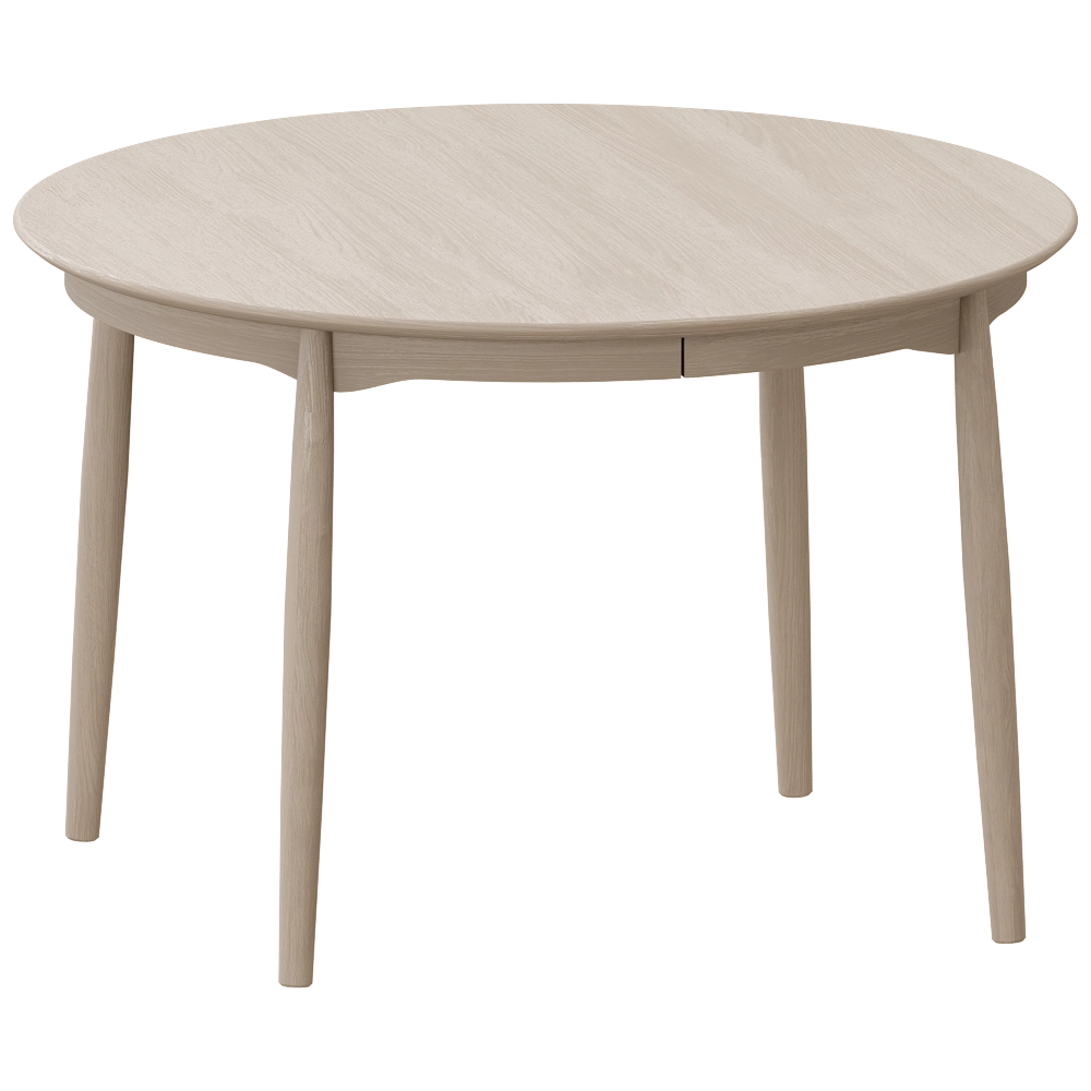 Stolab - Carl table Fixed  Oak 3D Model