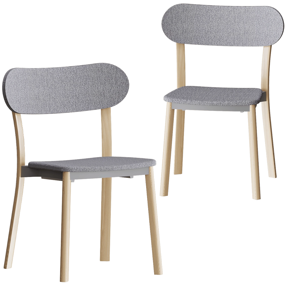 Stolab - Chair Hundranian Upholstered Seat & Back 3D Model