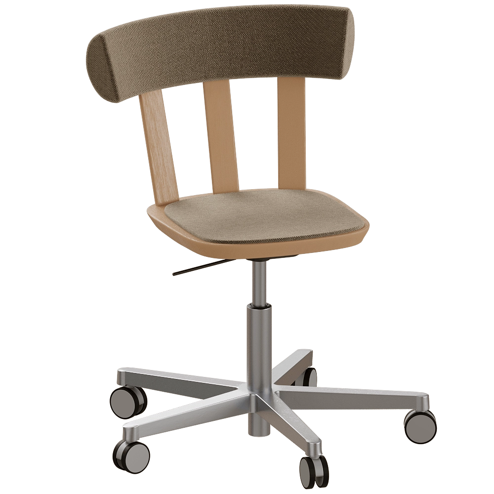 Stolab - Chair Swivel upholstered Oak 3D Model