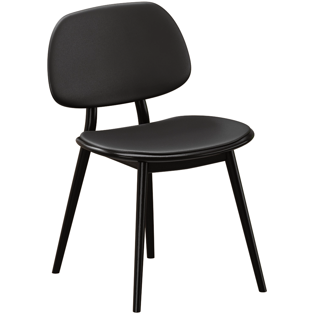 Stolab - Chair  Upholstered Seat  Birch 3D Model