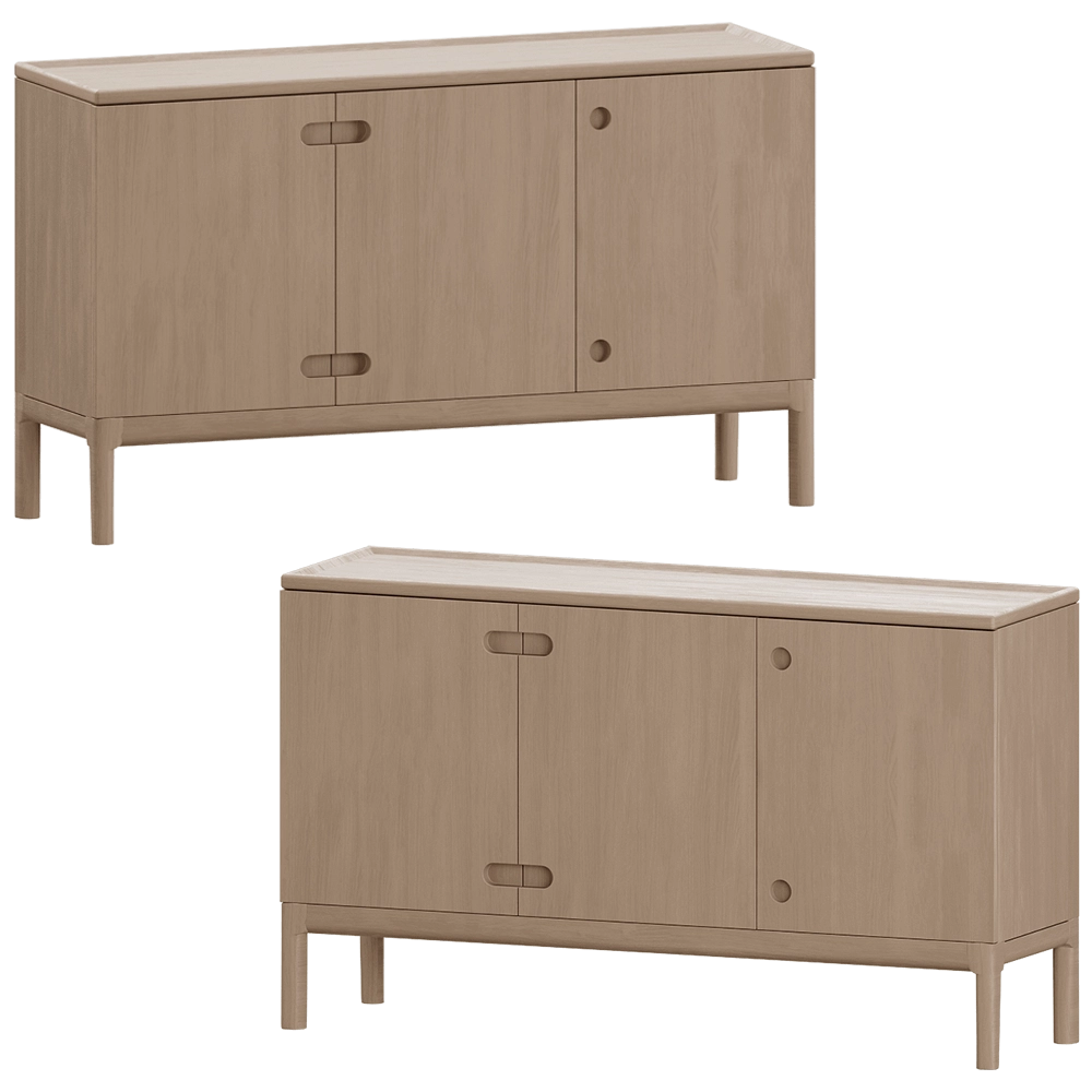 Stolab - Sideboard Low Oak Prio 3D Model