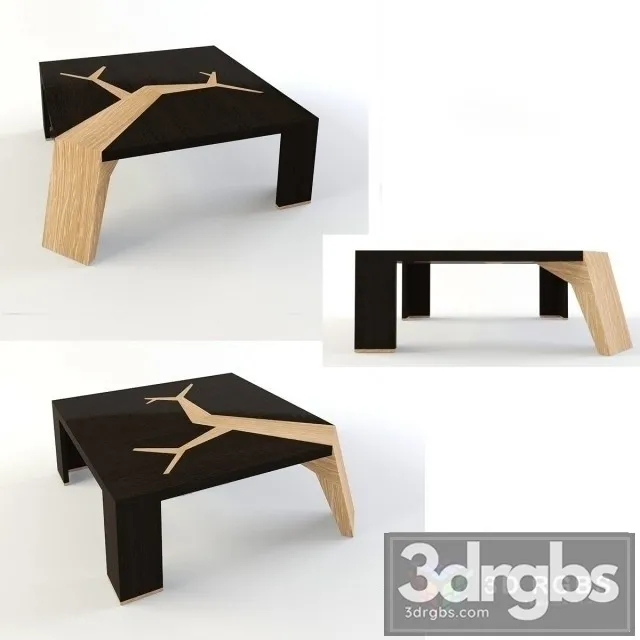 Stolik Angkor Table 3D Model Free