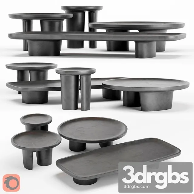 Stoliki Baxter Calix 3D Model Free