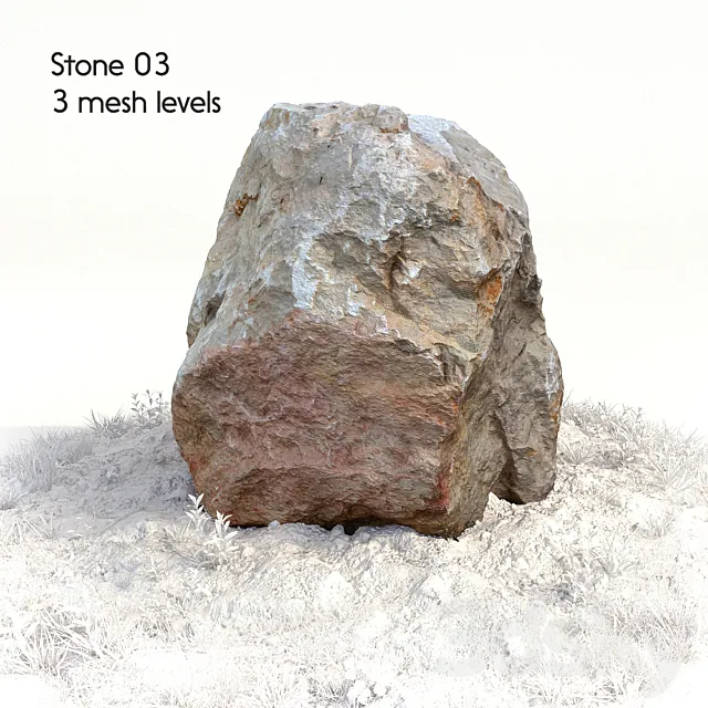Stone 03 3D Model