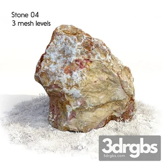 Stone 04 3D Model Download