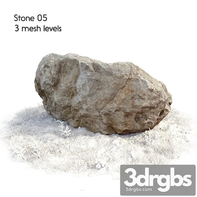 Stone 05 3D Model Free