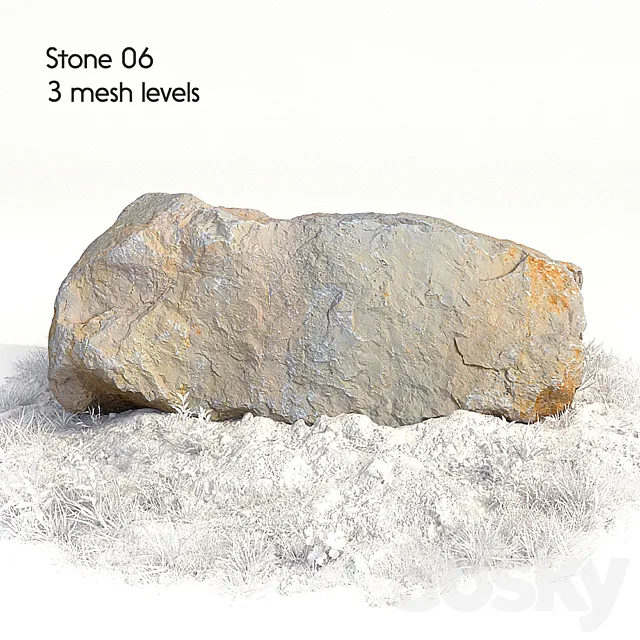 Stone 06 3D Model