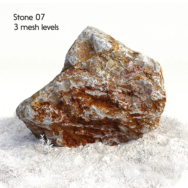 Stone 07 3D Model