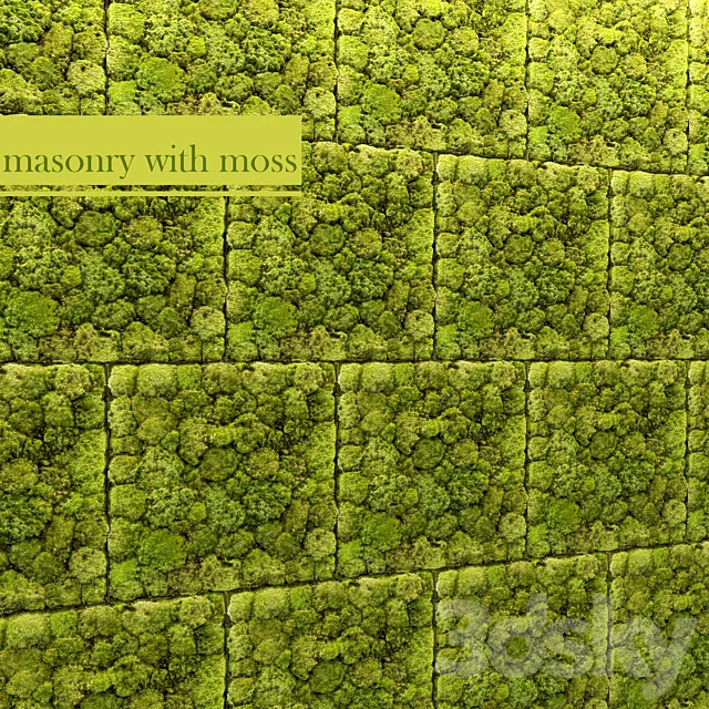 Stone and moss 3DModel